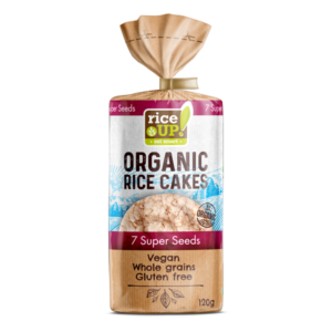 RICE UP! BIO Organic Rice Cakes 7 Super Seeds 120g