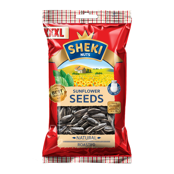 Sheki Nuts Sunflower Seeds Natural Roasted Salted