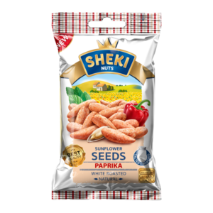 Sheki Nuts Sunflower Seeds Paprika White Roasted Natural Salted
